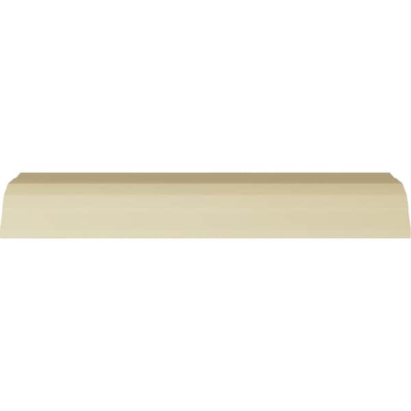 Ekena Millwork 6"H x 6"P x 8 3/8"F x 94 1/2"L Brightton Large Crown Moulding - MLD06X06X08BR