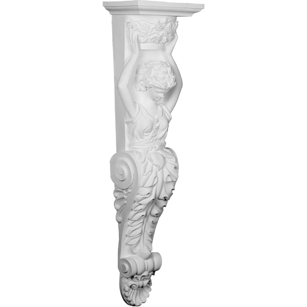 Ekena Millwork 10 1/8"W x 7 5/8"D x 40 1/8"H Damon Corbel - COR10X07X40DA