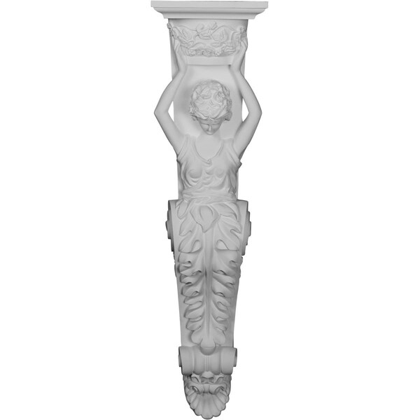 Ekena Millwork 10 1/8"W x 7 5/8"D x 40 1/8"H Damon Corbel - COR10X07X40DA