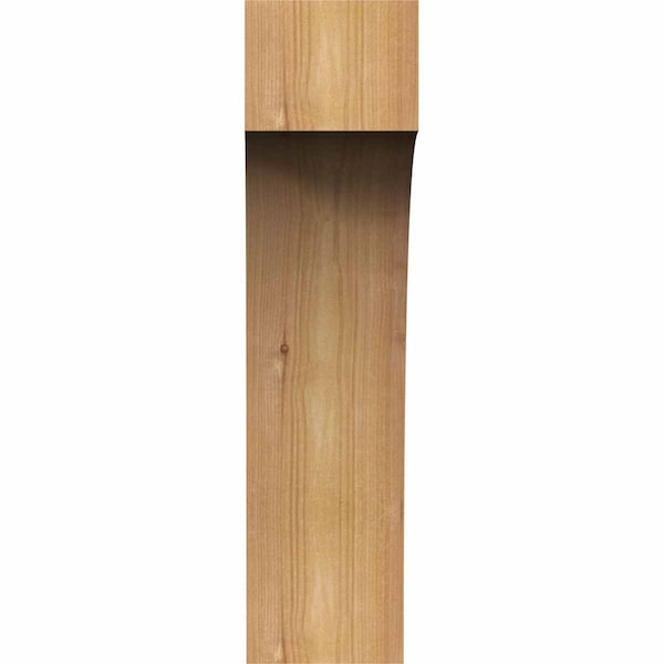Ekena Millwork Huntington Rough Sawn Corbel, Western Red Cedar, 4"W x 8"D x 16"H - COR04X08X16HUN00RWR