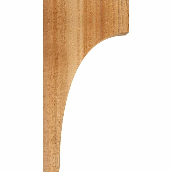 Ekena Millwork Huntington Rough Sawn Corbel, Western Red Cedar, 4"W x 8"D x 16"H - COR04X08X16HUN00RWR