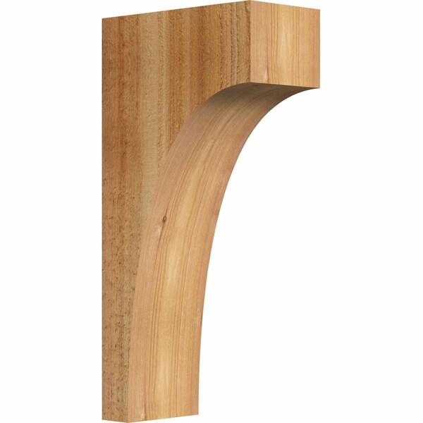 Ekena Millwork Huntington Rough Sawn Corbel, Western Red Cedar, 4"W x 8"D x 16"H - COR04X08X16HUN00RWR