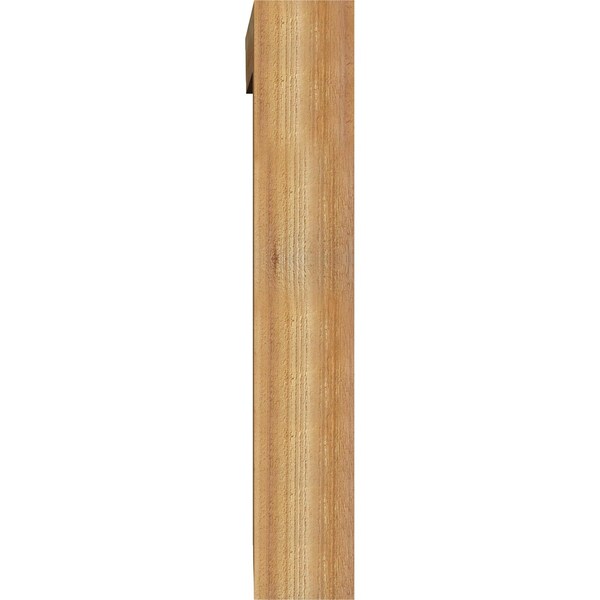 Ekena Millwork Imperial Traditional Rough Sawn Bracket w/ Offset Brace, Western Red Cedar, 6"W x 28"D x 36"H - BKT0604X28X36IMP01RWR