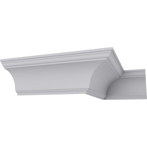 Ekena Millwork 7 7/8"H x 8"P x 11 1/8"F x 94 1/2"L Eris Smooth Crown Moulding - MLD08X08X11ER
