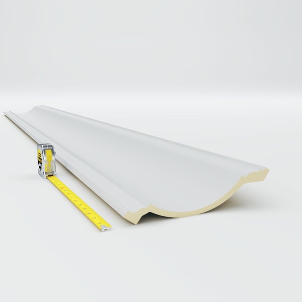 Ekena Millwork 7 7/8"H x 8"P x 11 1/8"F x 94 1/2"L Eris Smooth Crown Moulding - MLD08X08X11ER