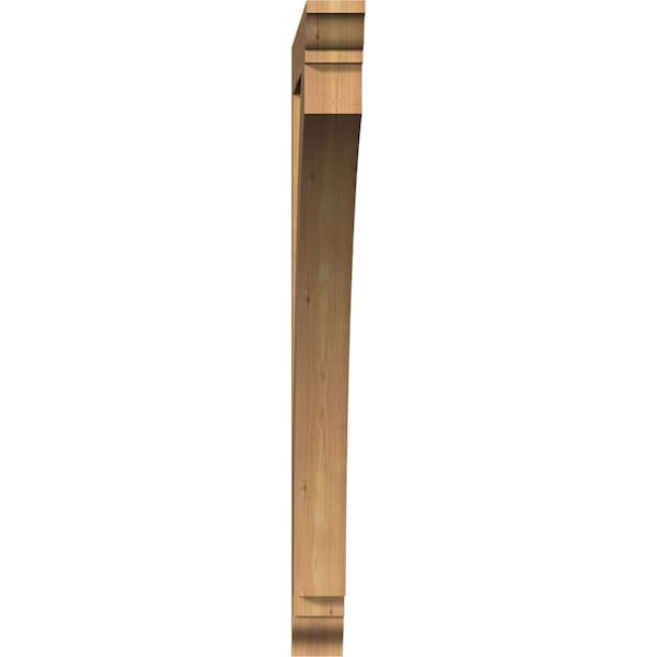 Ekena Millwork Thorton Traditional Smooth Bracket, Western Red Cedar, 3 1/2"W x 36"D x 42"H - BKT04X36X42THR01SWR