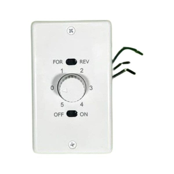 Ves Speed Control, Plate White, 4 1/2" H - 117905
