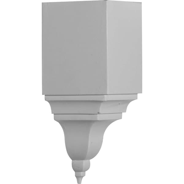 Ekena Millwork 5 1/2"W x 5 1/2"P x 13 3/4"H, Inside Corner for Moulding Profiles Less than 5 1/2"P and 6 3/4"H - MIC05X06BI