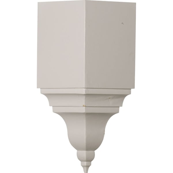 Ekena Millwork 5 1/2"W x 5 1/2"P x 13 3/4"H, Inside Corner for Moulding Profiles Less than 5 1/2"P and 6 3/4"H - MIC05X06BI