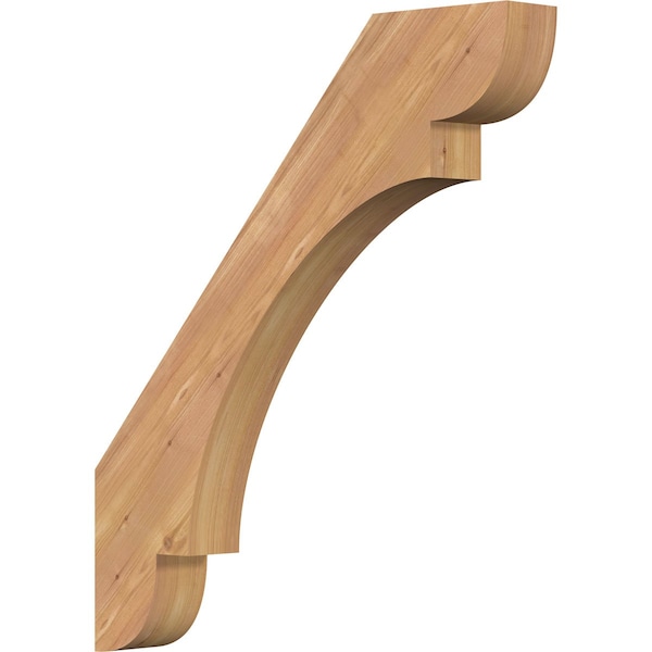 Ekena Millwork 3 1/2"W x 26"D x 30"H Olympic Smooth Knee Brace, Western Red Cedar - BRC04X26X30OLY00SWR