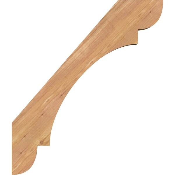 Ekena Millwork 3 1/2"W x 26"D x 30"H Olympic Smooth Knee Brace, Western Red Cedar - BRC04X26X30OLY00SWR