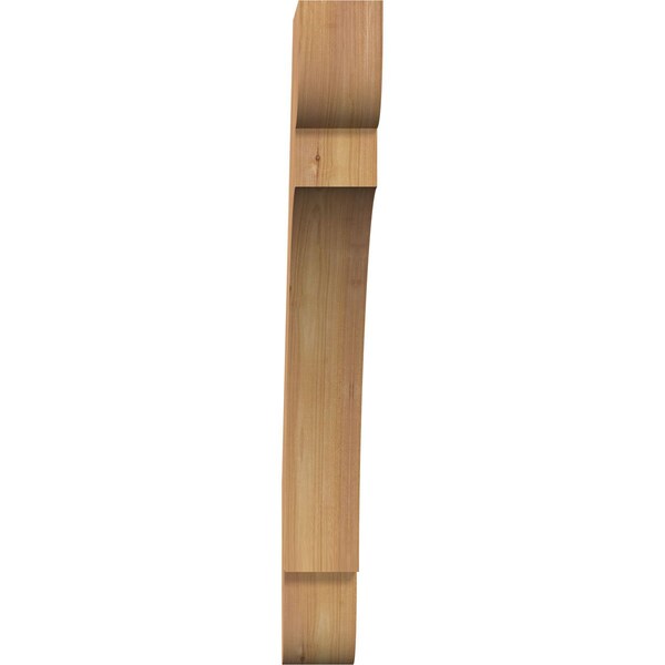 Ekena Millwork 3 1/2"W x 26"D x 30"H Olympic Smooth Knee Brace, Western Red Cedar - BRC04X26X30OLY00SWR
