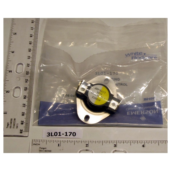 White-Rodgers 3L01-170 Snap Disc Fan Or - 3L01-170