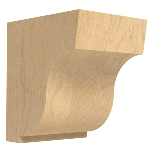 Designs Of Distinction Large Simplicity Corbel - White Oak - 01607004WK1