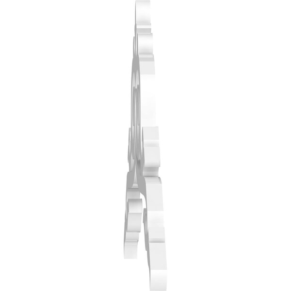 Ekena Millwork Pitch Baile Architectural Grade PVC Gable Pediment, 36"W x 18"H x 1"P (12/12) - GPP036X018X100BAI