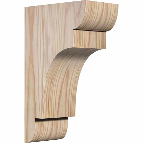 Ekena Millwork New Brighton Smooth Corbel, Douglas Fir, 3 1/2"W x 6"D x 10"H - COR04X06X10NEB00SDF
