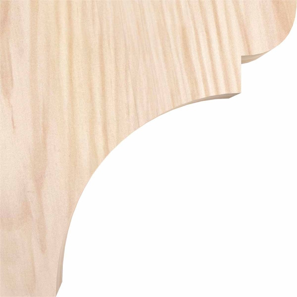 Ekena Millwork Yorktown Smooth Corbel, Douglas Fir, 3 1/2"W x 6"D x 6"H - COR04X06X06YOR00SDF