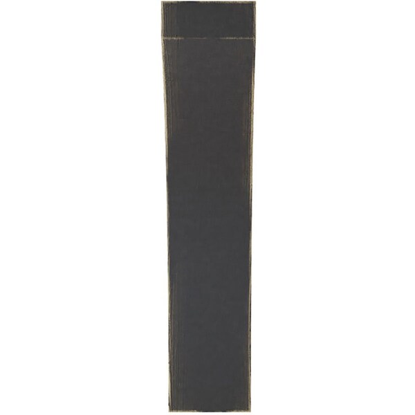 Ekena Millwork 3"W x 8 1/2"D x 14"H Jumbo Lawson Wood Vintage Decor Corbel, Black - CORWD03X08X14LWBL