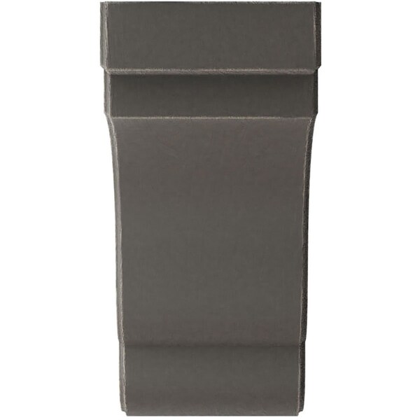 Ekena Millwork 5 1/4"W x 8 1/2"D x 11"H Bedford Wood Vintage Decor Bracket, Reclaimed Grey - BKTWD05X09X11BEGY
