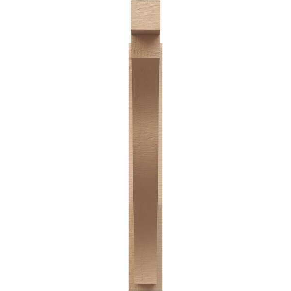 Ekena Millwork 5 1/2-in W x 34-in D x 40-in H Funston Block Rough Cedar Woodgrain TimberThane Outlooker, Primed Tan - OUTUR055X34X40FST44RCPR