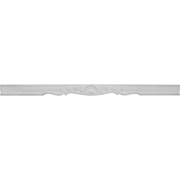 Ekena Millwork 6"H x 2 1/2"P x 94 1/2"L Ashford Shell Casing Facia - CAS06X02AS