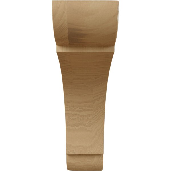 Ekena Millwork 1 3/4"W x 6"D x 6"H Small Olympic Wood Bracket, Cherry - BKTW01X06X06OLCH