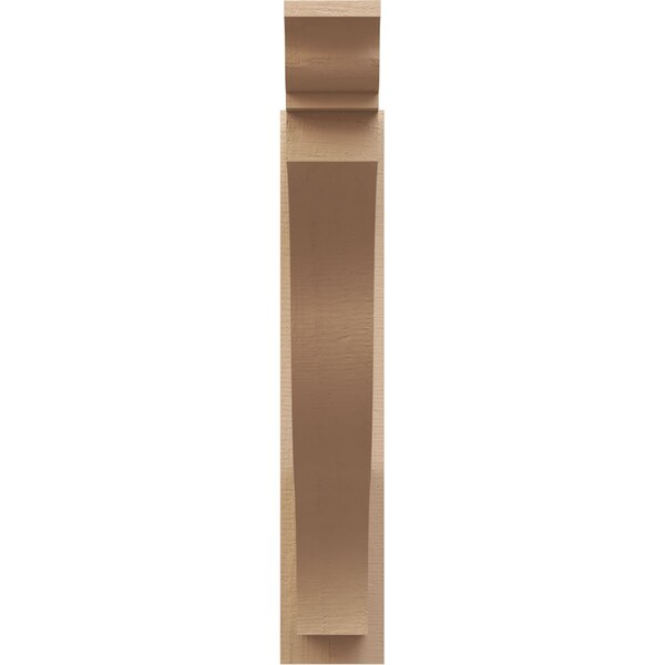 Ekena Millwork 6-in W x 32-in D x 32-in H Funston Trad Rough Cedar Woodgrain TimberThane Outlooker, Primed Tan - OUTUR060X32X32FST04RCPR