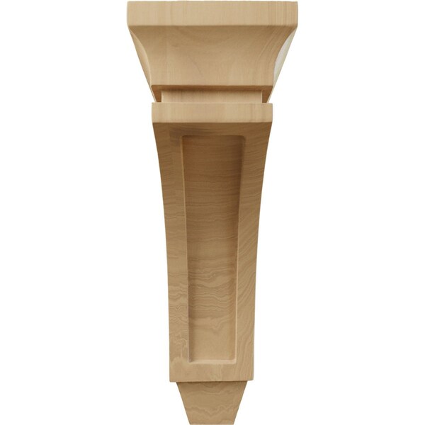 Ekena Millwork 3 3/8"W x 6 3/4"D x 10"H Small Lucan Wood Corbel, Cherry - CORW03X07X10LUCH