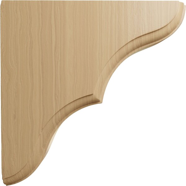 Ekena Millwork 1 3/4"W x 5 1/2"D x 5 1/2"H Stratford Wood Bracket, Cherry - BKTW02X06X06STCH