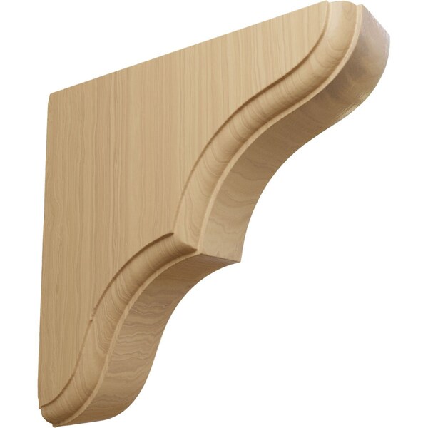 Ekena Millwork 1 3/4"W x 5 1/2"D x 5 1/2"H Stratford Wood Bracket, Cherry - BKTW02X06X06STCH