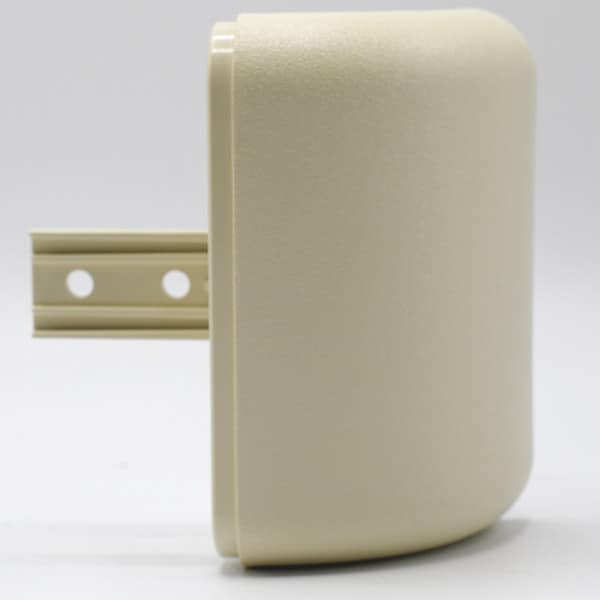 Acrovyn Handrail Return, PETG, Almond, 3 in L - 4CCAP920N