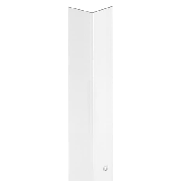 Prime-Line Corner Shield with Holes and Nails, 3/4 in. X 48 in., Clear Vinyl (Single Pack) - U 9129