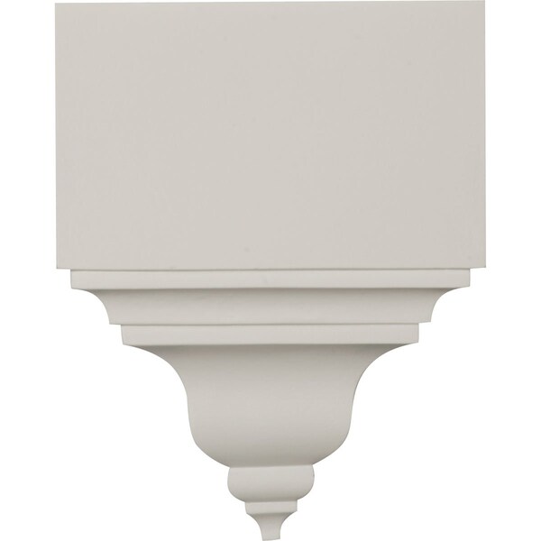 Ekena Millwork 3 1/8"P x 7 3/4"H x 6 1/4"W, Coupling for Moulding Profiles Less than 3 1/8"P and 3 7/8"H - MDB03X03BI