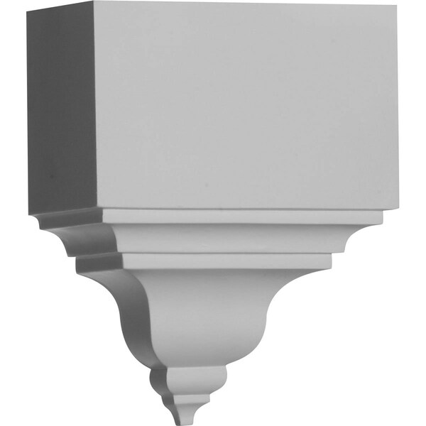 Ekena Millwork 3 1/8"P x 7 3/4"H x 6 1/4"W, Coupling for Moulding Profiles Less than 3 1/8"P and 3 7/8"H - MDB03X03BI