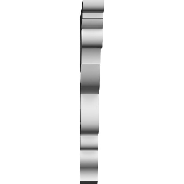 Ekena Millwork Hurley Architectural Grade PVC Bracket, 5/8"W X 6"D X 6"H - BKTP01X06X06HU
