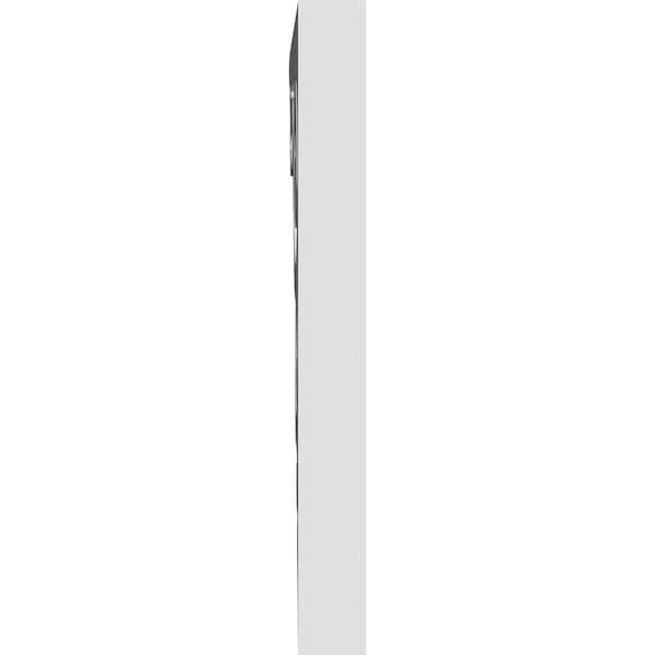 Ekena Millwork Hurley Architectural Grade PVC Bracket, 5/8"W X 6"D X 6"H - BKTP01X06X06HU