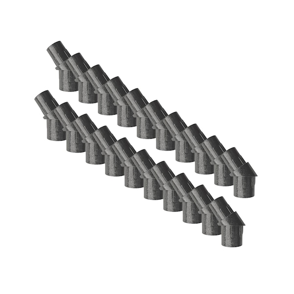 Nuvo Iron STAIR RAIL ADAPTER CONNECTORS FOR 3/4 in ROUND BALUSTERS, 20PK - SRAR