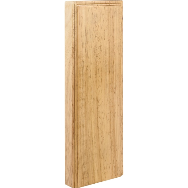 Hardware Resources Rubberwood, 10" H, 3-1/2" W, Unfinished - PLN2-RW