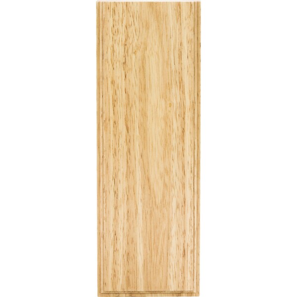 Hardware Resources Rubberwood, 10" H, 3-1/2" W, Unfinished - PLN2-RW