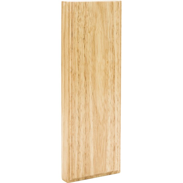 Hardware Resources Rubberwood, 10" H, 3-1/2" W, Unfinished - PLN2-RW