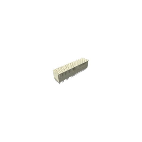 Conectores de placa FCI, 125 contactos, 5 filas, hembra, recto, paso de 0.079 pulgadas, terminal de ajuste por presión - HM2S02PE5100N9LF