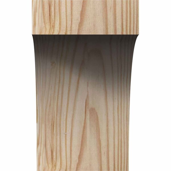Ekena Millwork Huntington Smooth Corbel, Douglas Fir, 3 1/2"W x 6"D x 6"H - COR04X06X06HUN00SDF