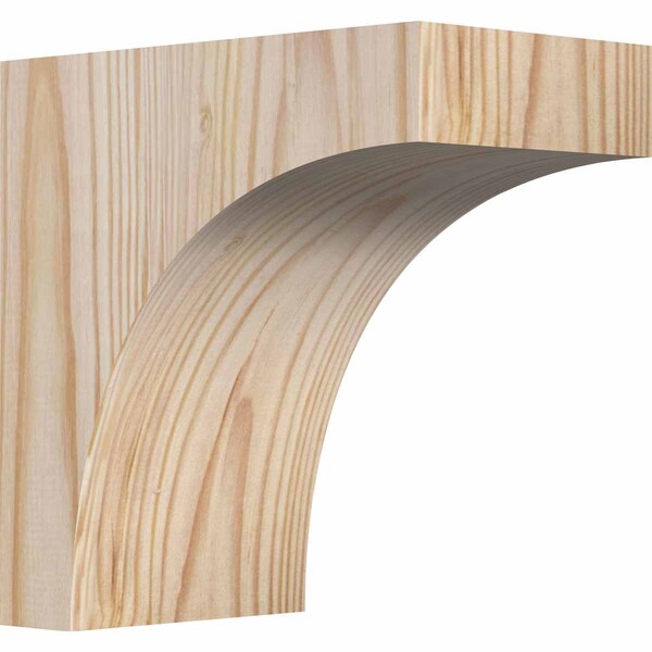 Ekena Millwork Huntington Smooth Corbel, Douglas Fir, 3 1/2"W x 6"D x 6"H - COR04X06X06HUN00SDF