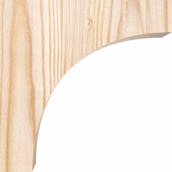 Ekena Millwork Huntington Smooth Corbel, Douglas Fir, 3 1/2"W x 6"D x 6"H - COR04X06X06HUN00SDF