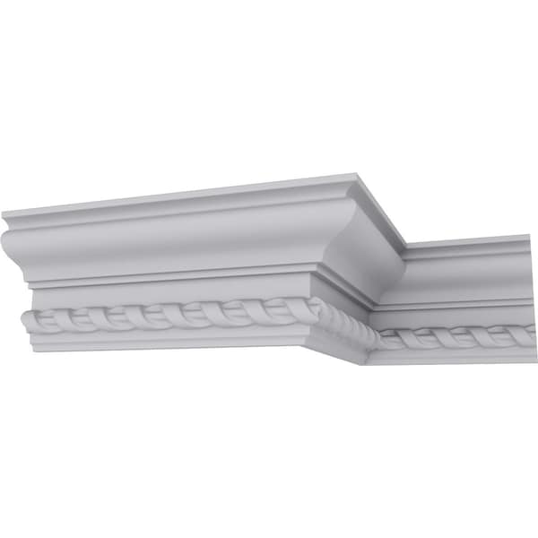 Ekena Millwork 4 1/8"H x 2 1/4"P x 4 5/8"F x 94 1/2"L Jackson Crown Moulding - MLD04X02X05JA