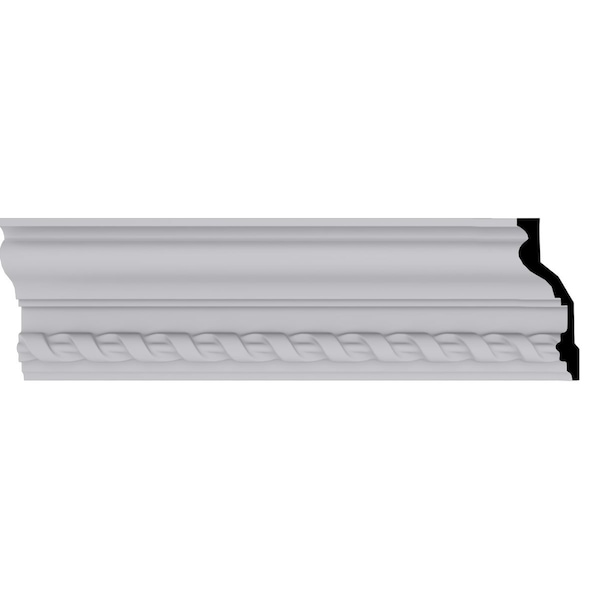 Ekena Millwork 4 1/8"H x 2 1/4"P x 4 5/8"F x 94 1/2"L Jackson Crown Moulding - MLD04X02X05JA
