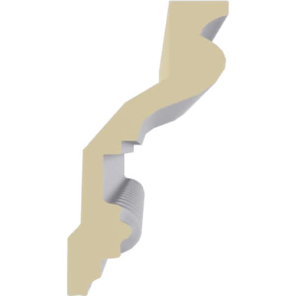 Ekena Millwork 4 1/8"H x 2 1/4"P x 4 5/8"F x 94 1/2"L Jackson Crown Moulding - MLD04X02X05JA