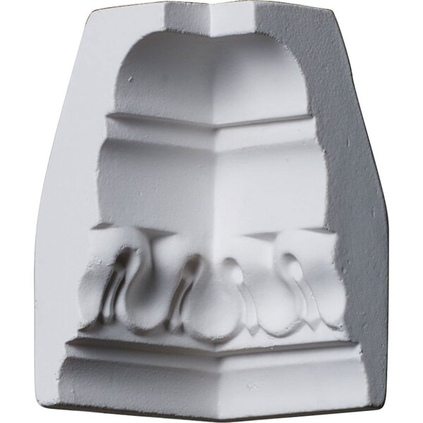 Ekena Millwork 1 1/2"P x 3 1/8"H Inside Corner Moulding (matches moulding MLD03X01X03BE) - MIC01X03BE