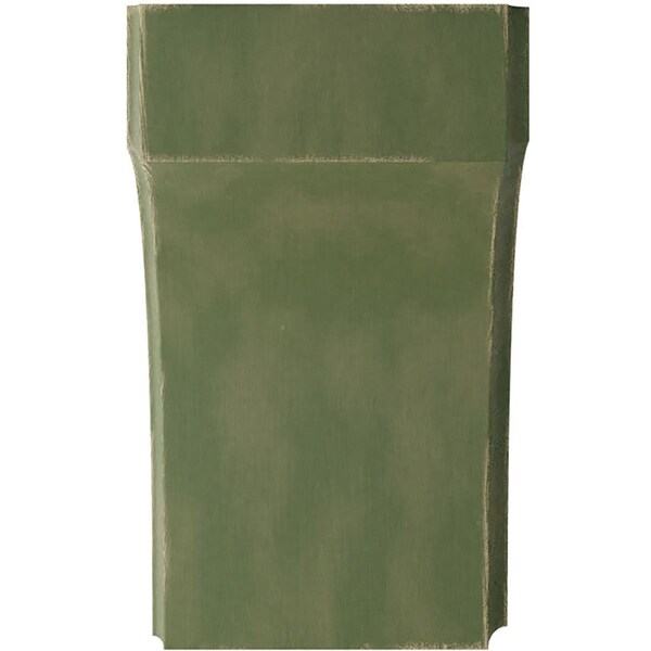 Ekena Millwork 3 1/2"W x 4"D x 6"H Clarksville Wood Vintage Decor Bracket, Restoration Green - BKTWD04X04X06CVGR