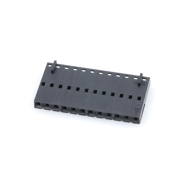 Conector de placa Molex, 12 contactos, 1 fila, macho o hembra, recto, paso de 0.1 pulgadas, terminal de engarce - 50579312